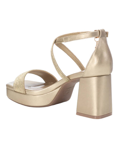 SANDALIAS DE MUJER XTI 142339 EN ORO