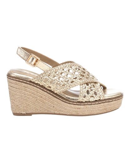 SANDALIAS DE MUJER XTI 142746 EN ORO