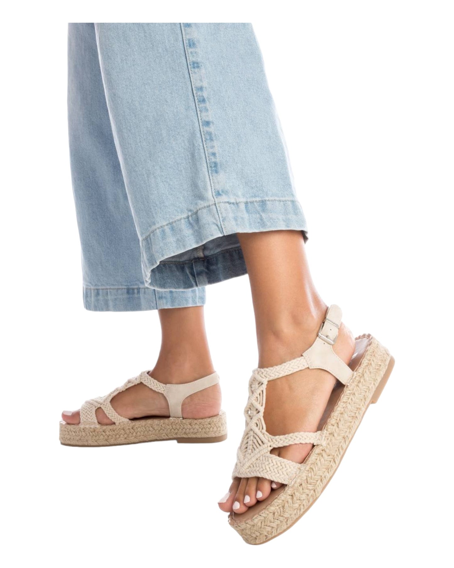 SANDALIAS DE MUJER XTI 142840 EN BEIGE