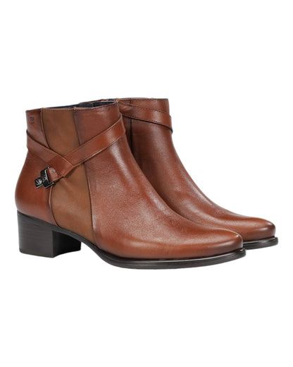 BOTINES DE MUJER DORKING D7232-SUNB EN CUERO