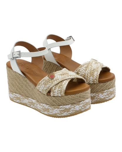 SANDALIAS DE MUJER OH MY SANDALS 5082 EN NATURAL