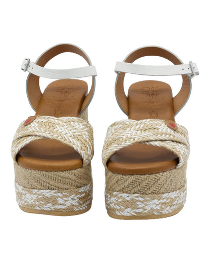 SANDALIAS DE MUJER OH MY SANDALS 5082 EN NATURAL