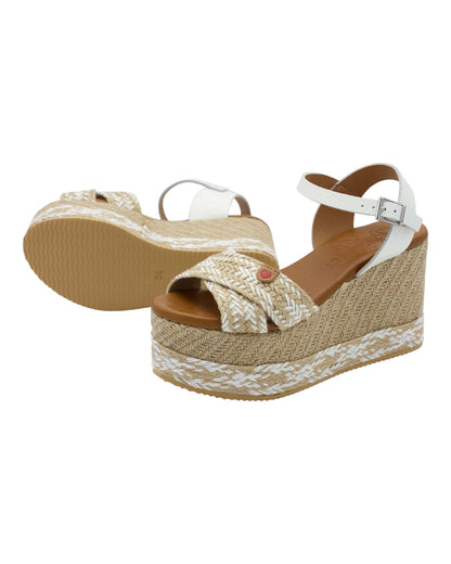 SANDALIAS DE MUJER OH MY SANDALS 5082 EN NATURAL