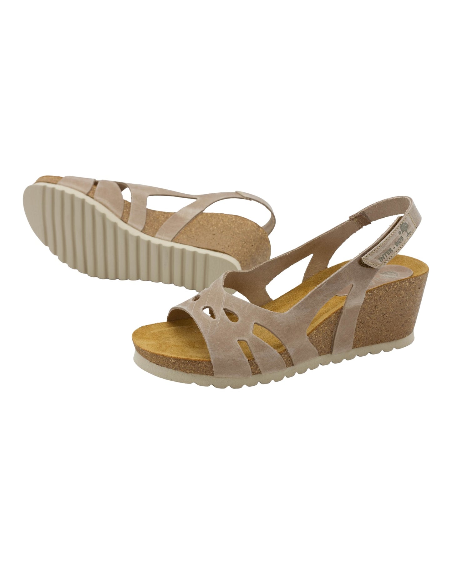 SANDALIAS DE MUJER INTER-BIOS 5643 EN BEIGE