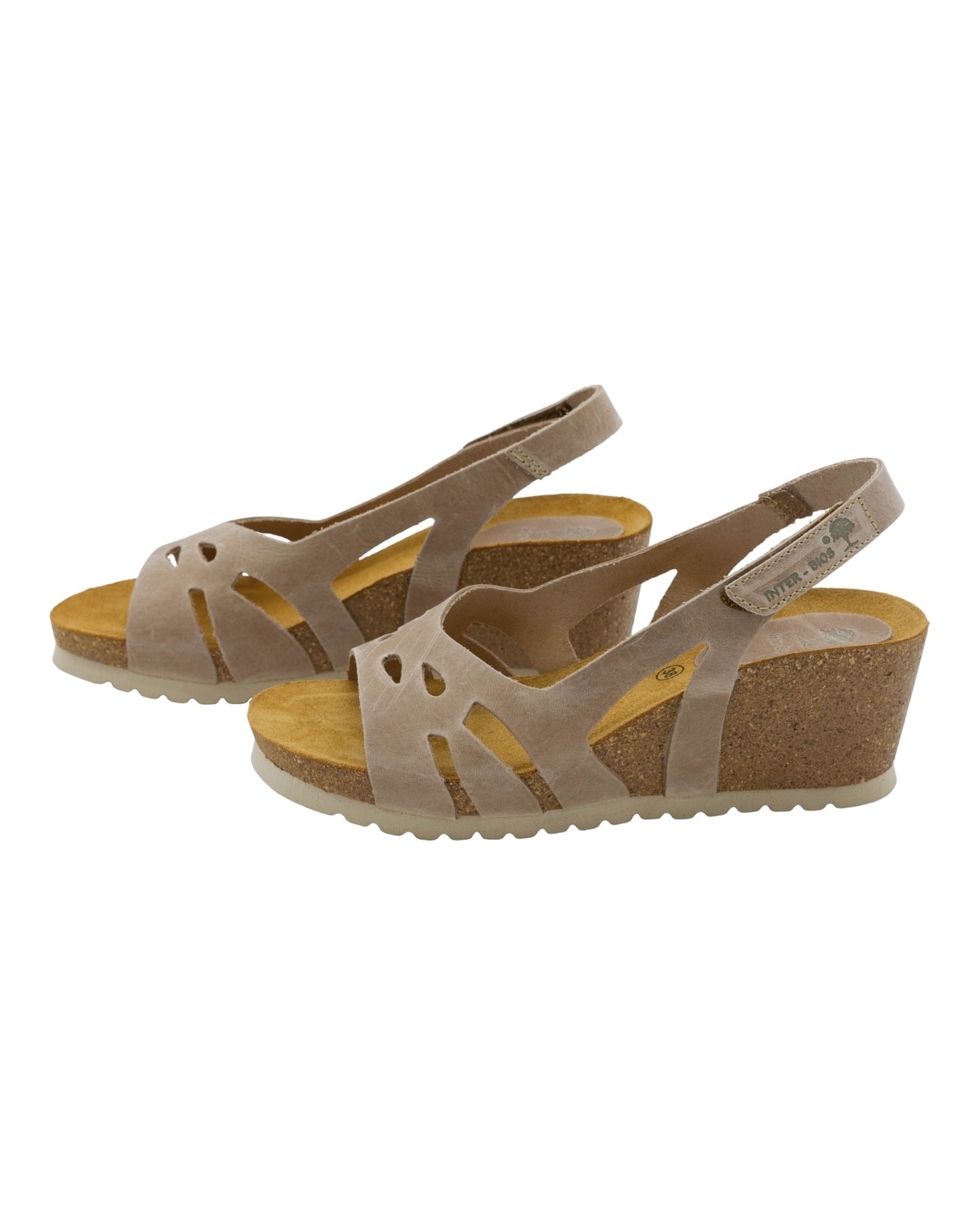 SANDALIAS DE MUJER INTER-BIOS 5643 EN BEIGE