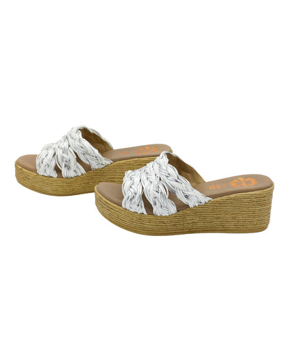 SANDALIAS DE MUJER PORRONET 2962 EN BLANCO