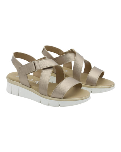 SANDALIAS DE MUJER MARIA JAEN 6545X EN BRONCE