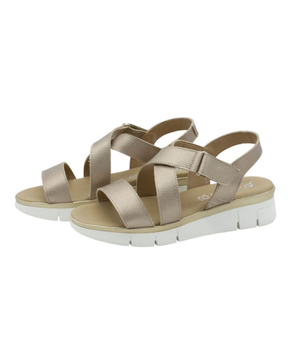 SANDALIAS DE MUJER MARIA JAEN 6545X EN BRONCE