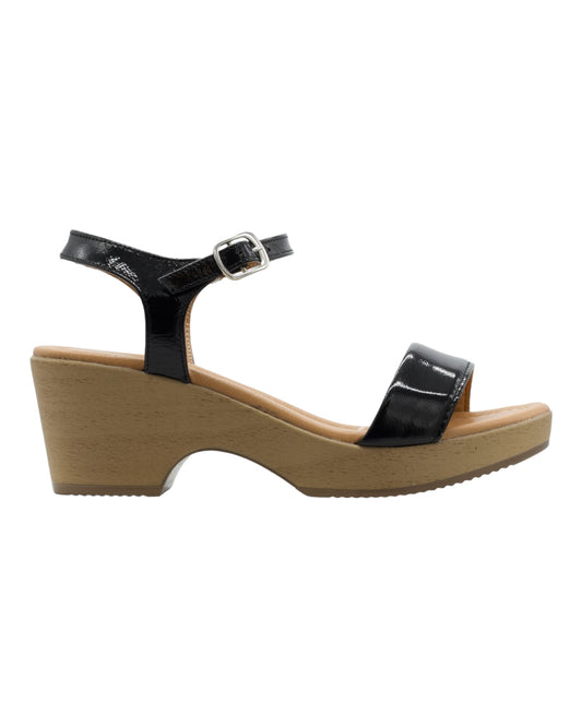 MARIA JAEN 6567X WOMEN'S BLACK SANDALS