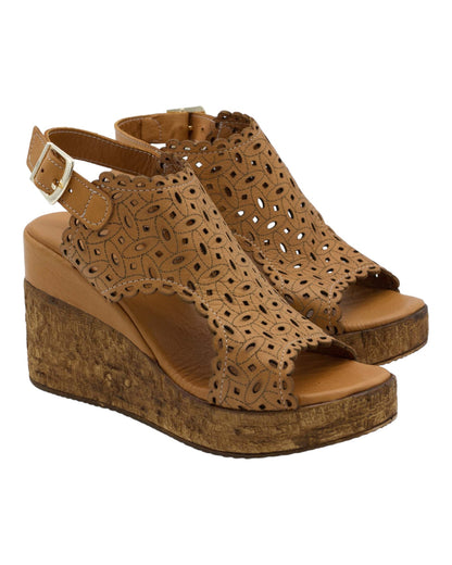 WOMEN'S SANDALS TOP3 23401 IN LEATHER