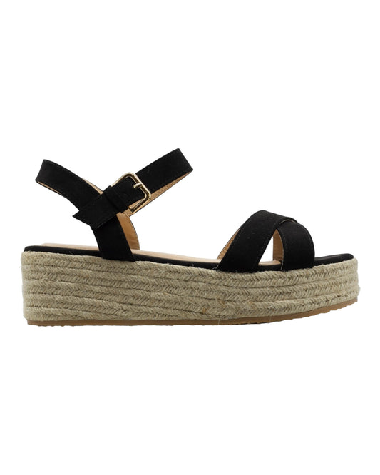 SANDALIAS DE MUJER STAY 65-689 EN NEGRO