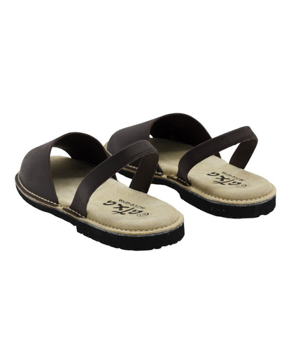 SANDALIAS DE HOMBRE ATXA 1027 EN MARRON