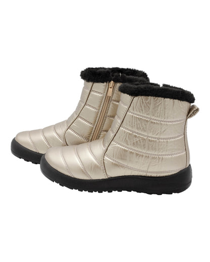 BOTINES DE MUJER STAY 35-321 EN PLATINO