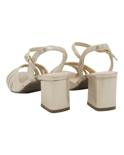 SANDALIAS DE MUJER LAPIERCE MR118 EN ORO