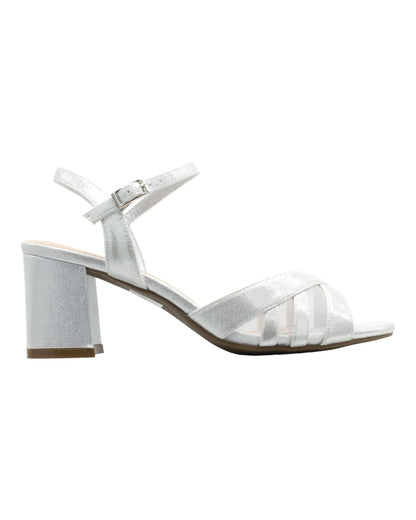 SANDALIAS DE MUJER LAPIERCE MR118 EN PLATA