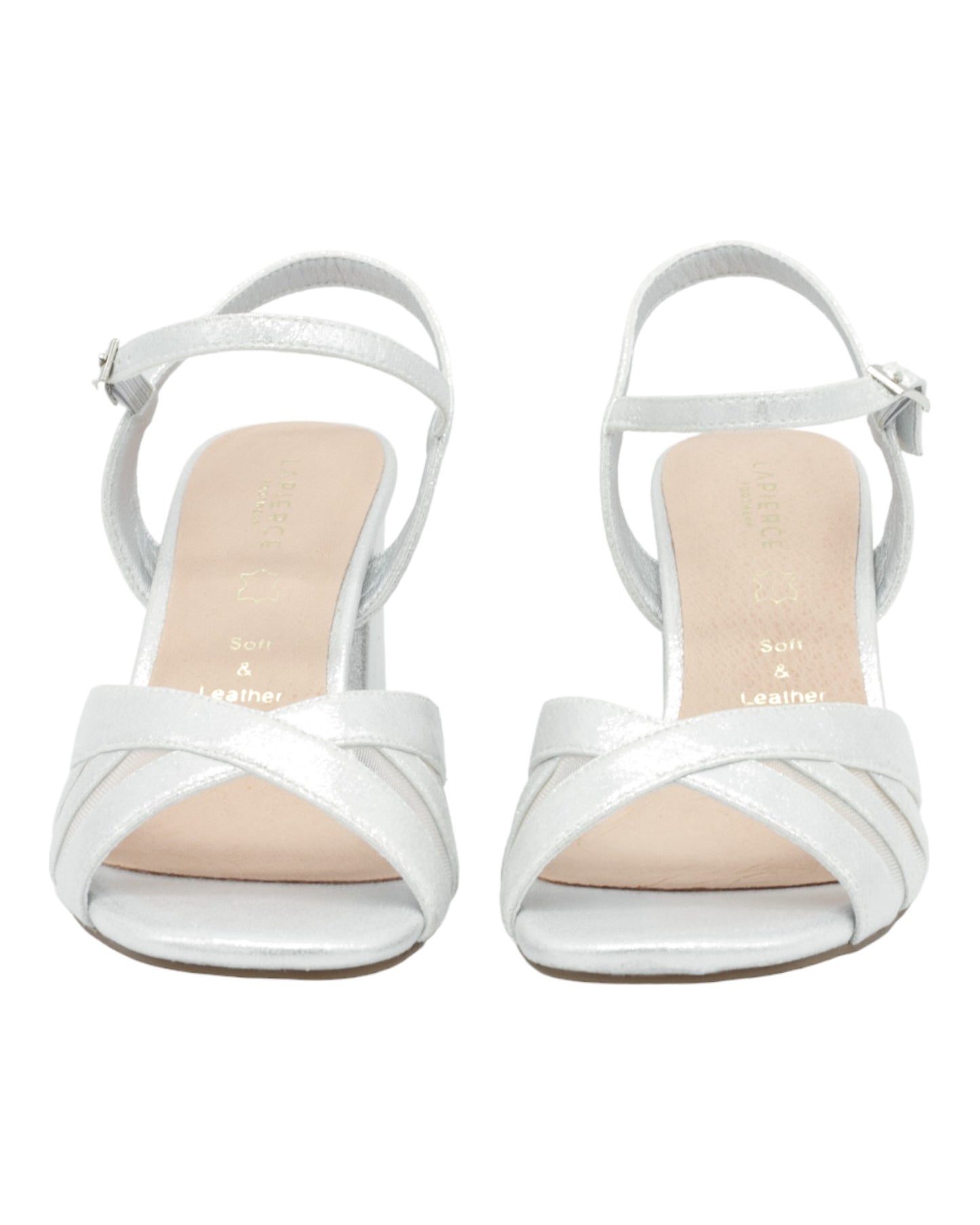 SANDALIAS DE MUJER LAPIERCE MR118 EN PLATA