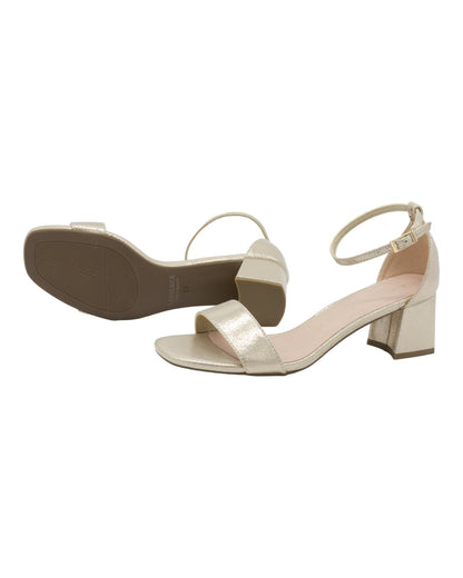 SANDALIAS DE MUJER LAPIERCE MR113 EN ORO