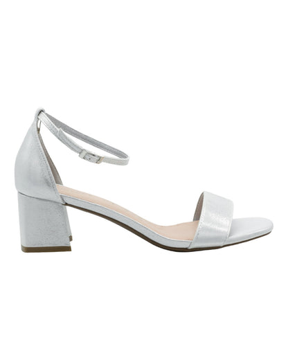 SANDALIAS DE MUJER LAPIERCE MR113 EN PLATA