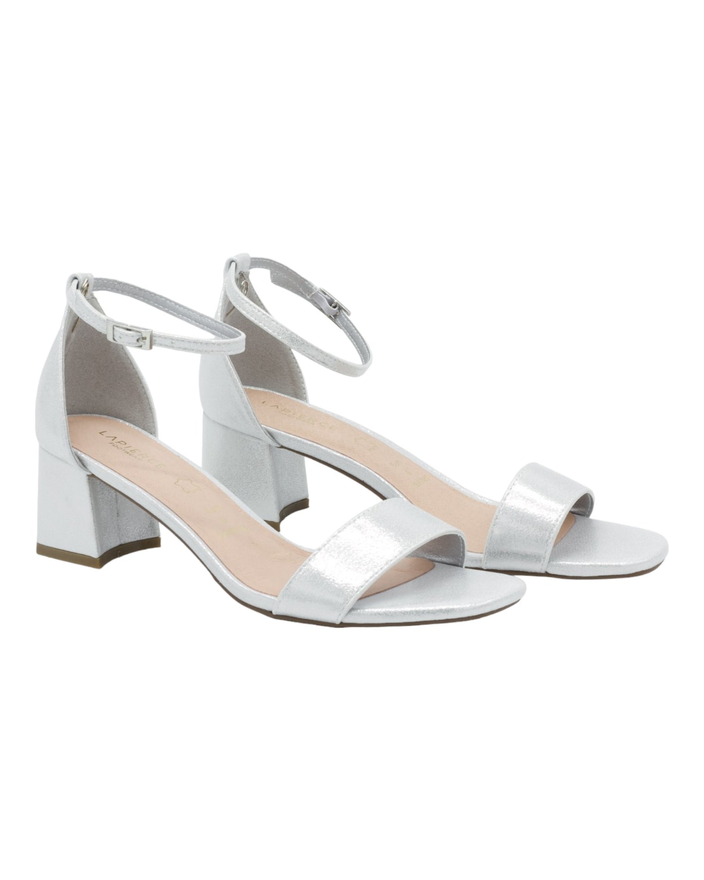 SANDALIAS DE MUJER LAPIERCE MR113 EN PLATA