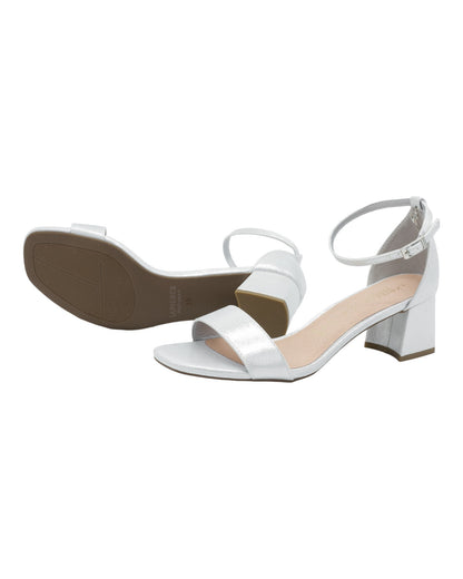 SANDALIAS DE MUJER LAPIERCE MR113 EN PLATA