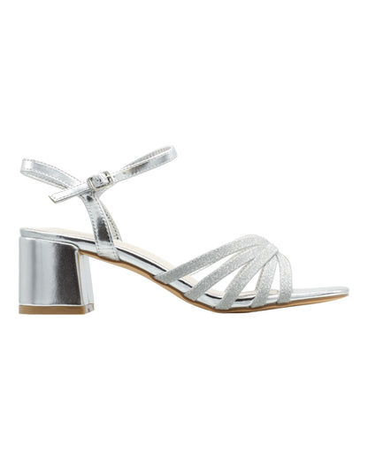 SANDALIAS DE MUJER LAPIERCE JK122 EN PLATA