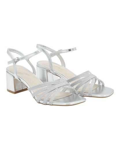 SANDALIAS DE MUJER LAPIERCE JK122 EN PLATA