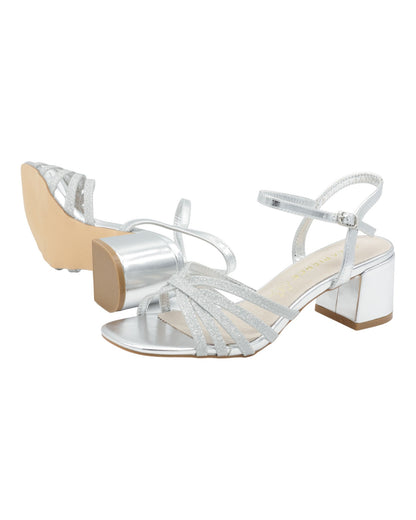 SANDALIAS DE MUJER LAPIERCE JK122 EN PLATA