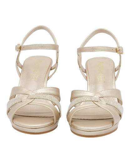 SANDALIAS DE MUJER PRESTIGIO C-511 EN ORO