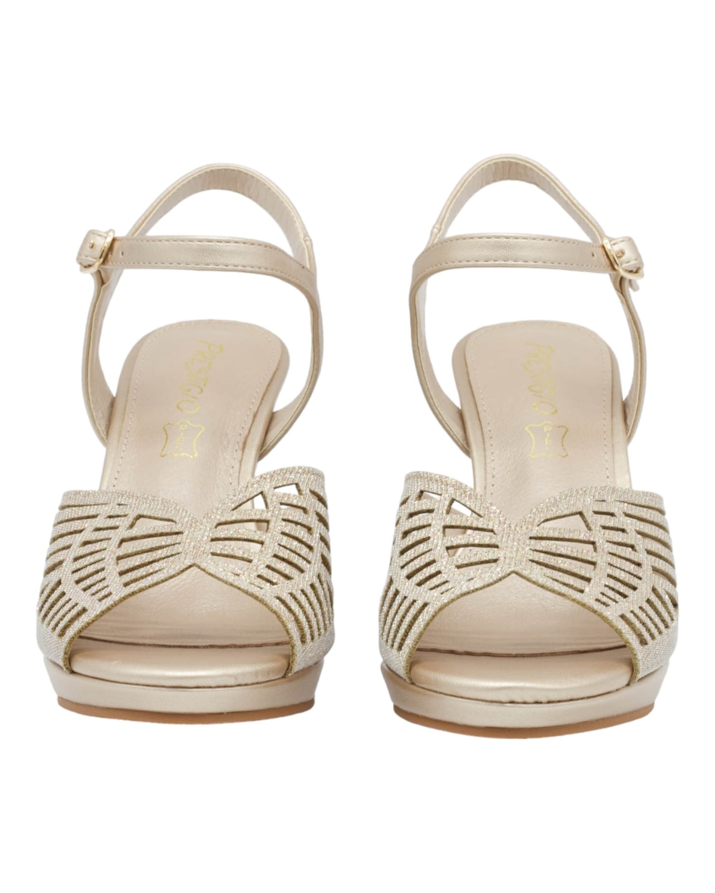 SANDALIAS DE MUJER PRESTIGIO C-513 EN ORO