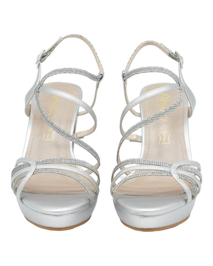 SANDALIAS DE MUJER PRESTIGIO C-538 EN PLATA