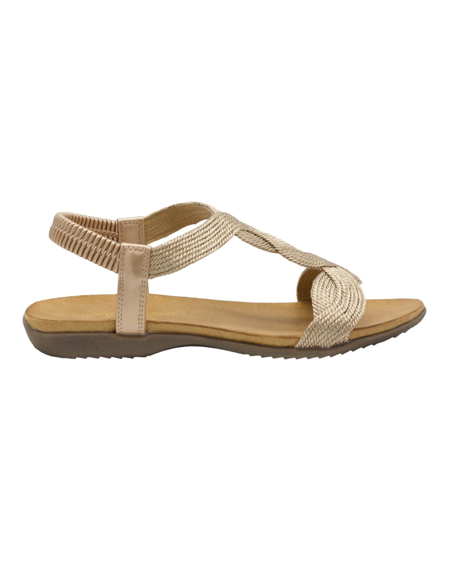 SANDALIAS DE MUJER AMARPIES ABZ23572 EN BRONCE