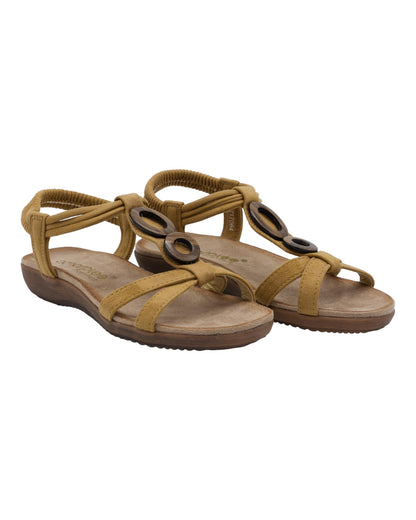 SANDALIAS DE MUJER AMARPIES ABZ17064 EN BRONCE