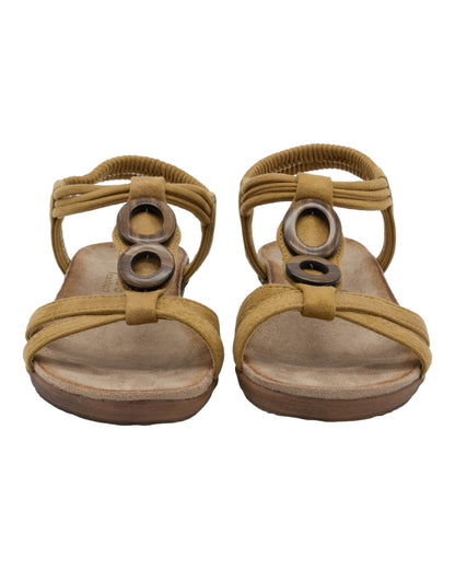 SANDALIAS DE MUJER AMARPIES ABZ17064 EN BRONCE