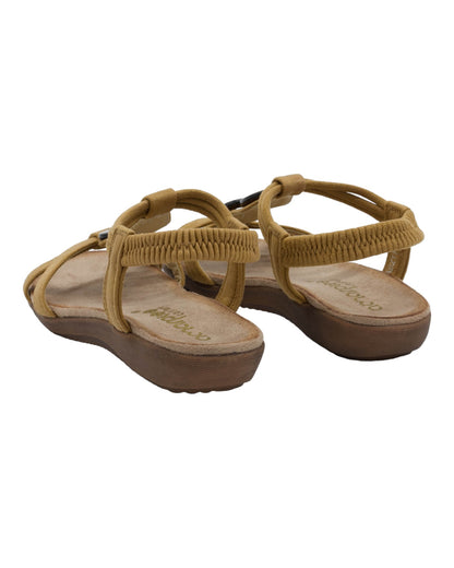 SANDALIAS DE MUJER AMARPIES ABZ17064 EN BRONCE