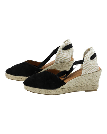 ALPARGATAS DE MUJER CARMEN GARCIA 171S5 EN NEGRO