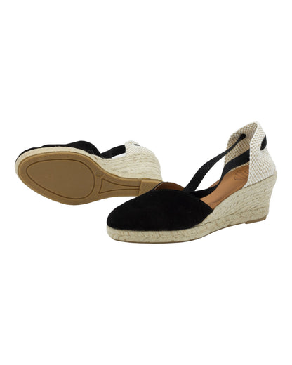 ALPARGATAS DE MUJER CARMEN GARCIA 171S5 EN NEGRO