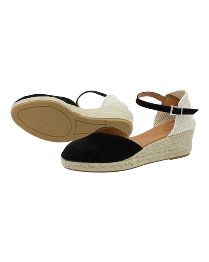 ALPARGATAS DE MUJER CARMEN GARCIA 174S3 EN NEGRO