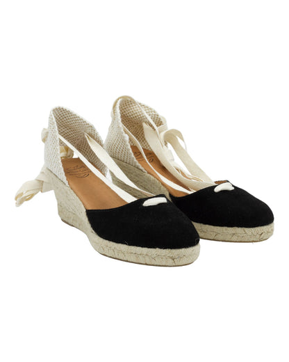 ALPARGATAS DE MUJER CARMEN GARCIA 215S5 EN NEGRO