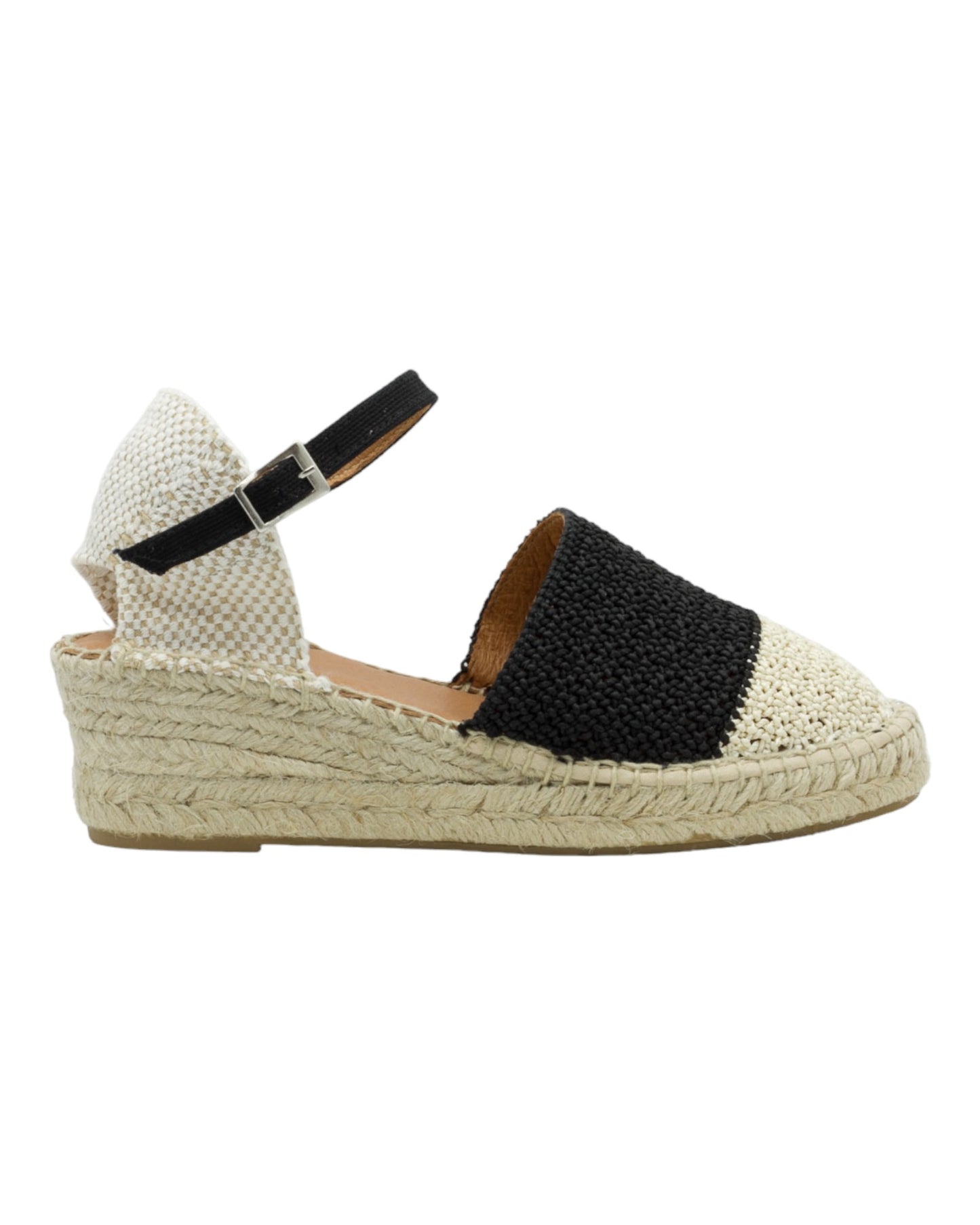 ALPARGATAS DE MUJER CARMEN GARCIA 285S3 EN BEIGE-NEGRO