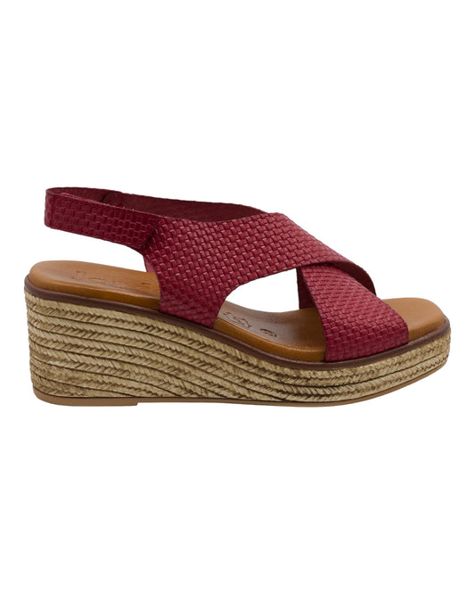 SANDALIAS DE MUJER JORDANA 3773 EN ROJO