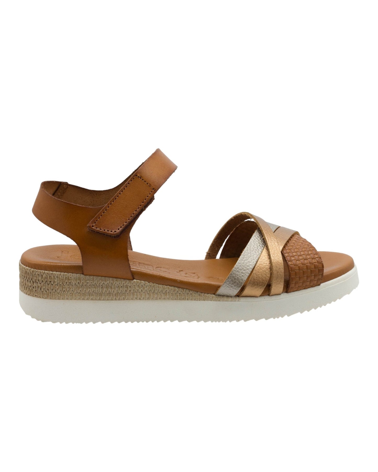 SANDALIAS DE MUJER JORDANA 4242 EN CUERO