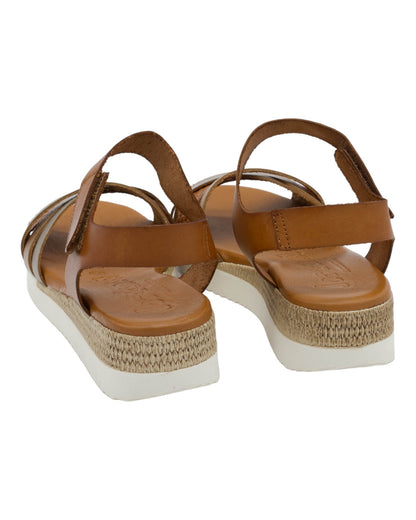 SANDALIAS DE MUJER JORDANA 4242 EN CUERO