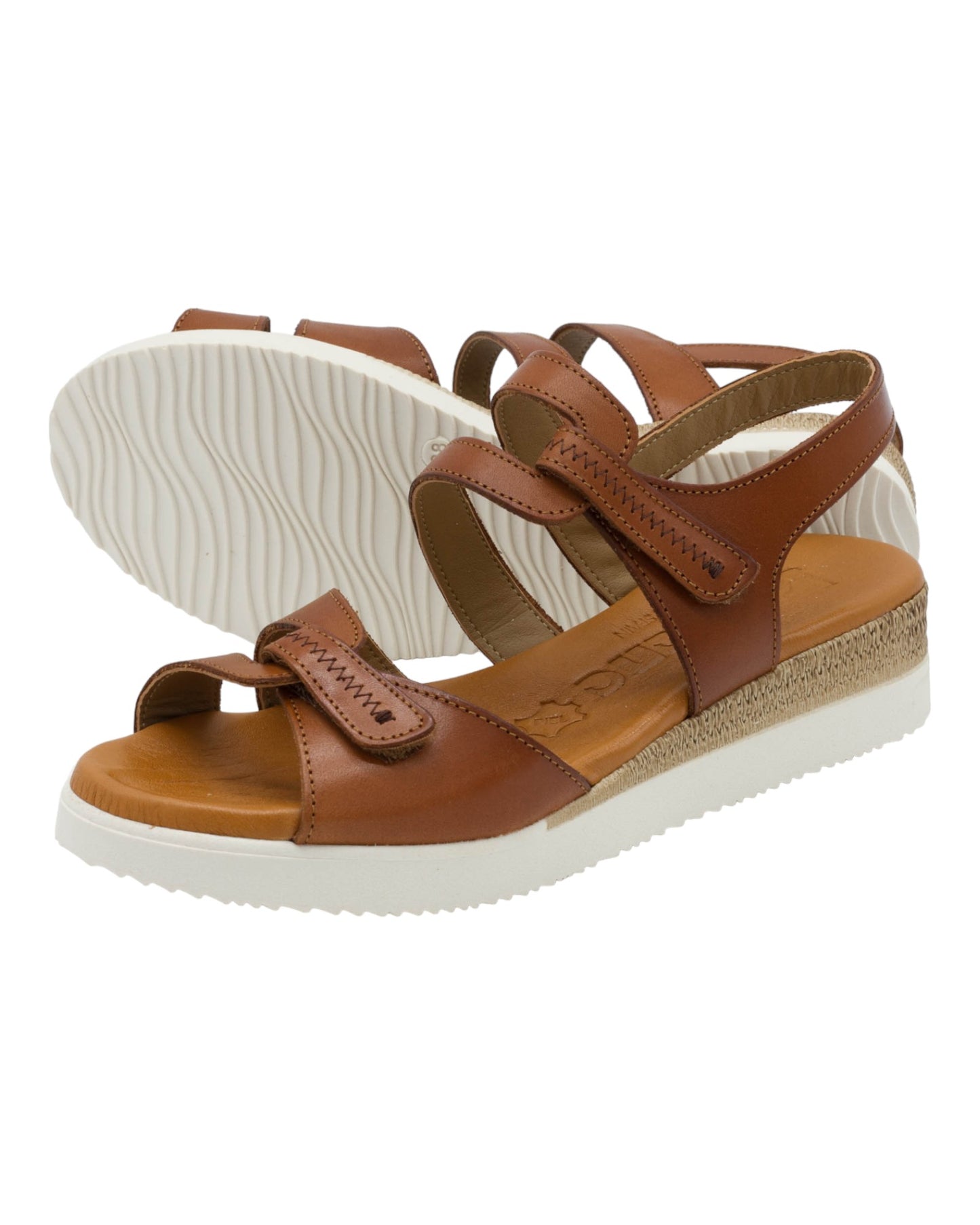 SANDALIAS DE MUJER JORDANA 681 EN CUERO