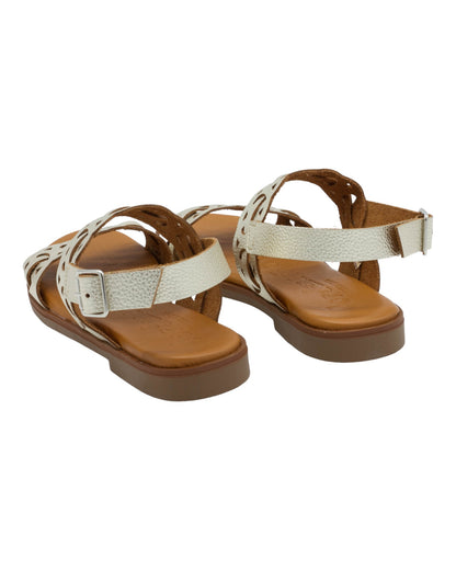 SANDALIAS DE MUJER JORDANA 4241 EN ORO