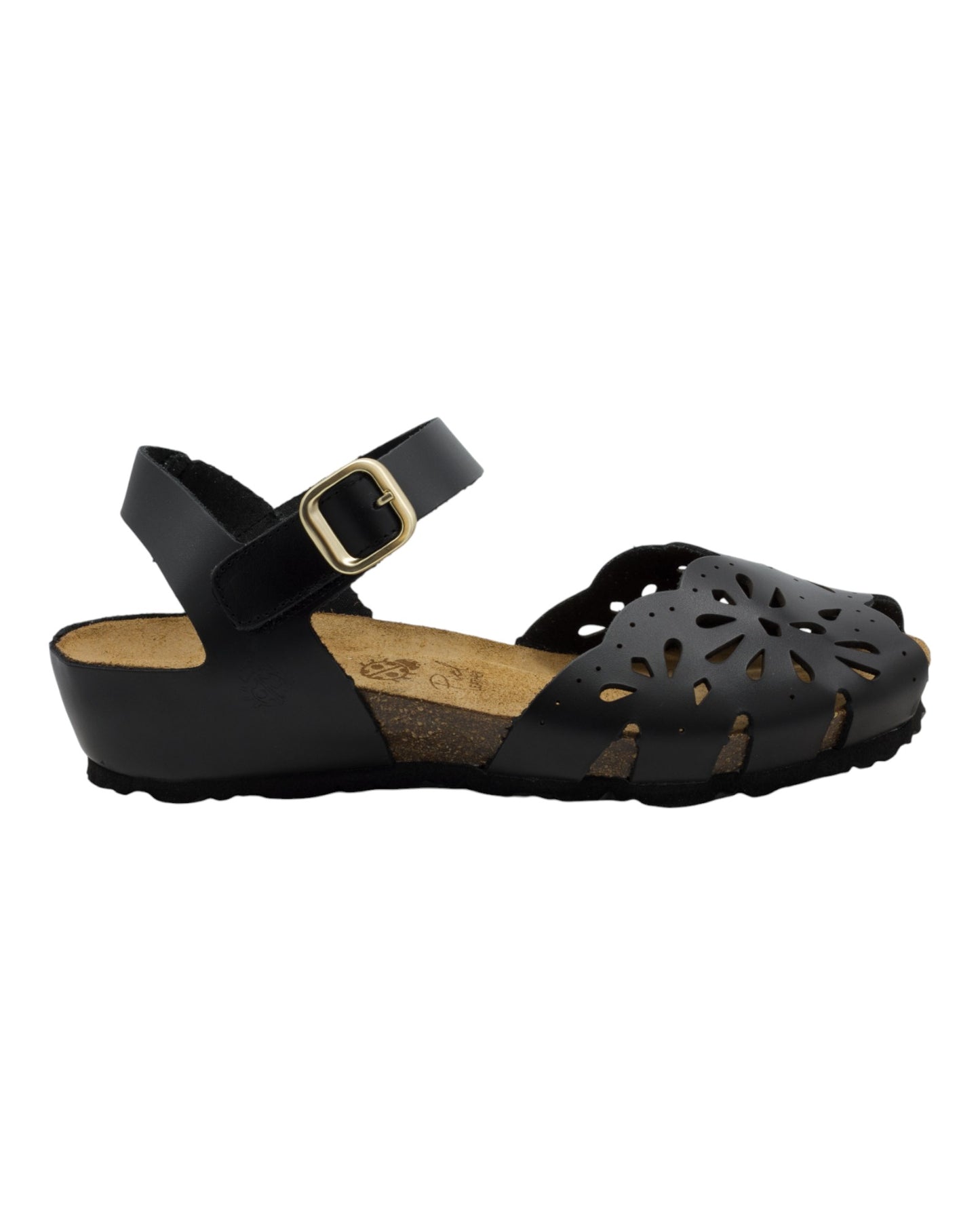 SANDALIAS DE MUJER YOKONO MONACO-047 EN NEGRO