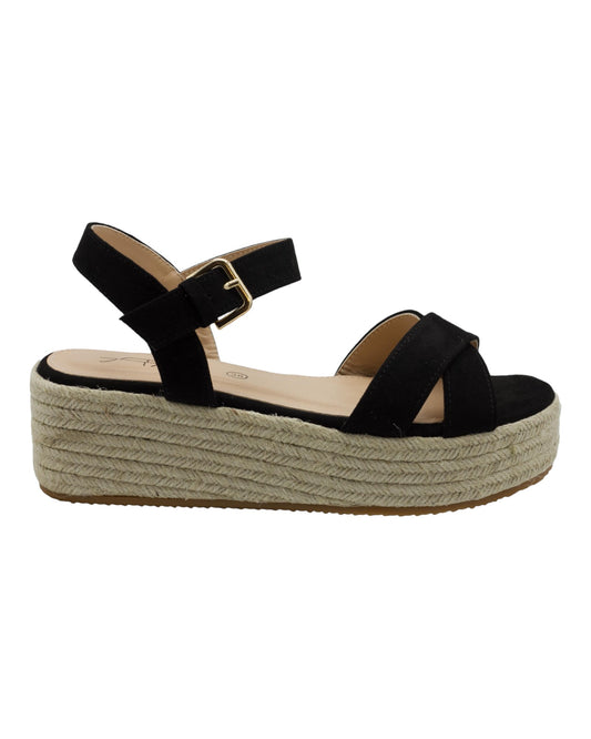 SANDALIAS DE MUJER STAY 65-689 EN NEGRO