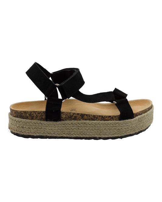 SANDALIAS DE MUJER STAY 27-1668  EN NEGRO