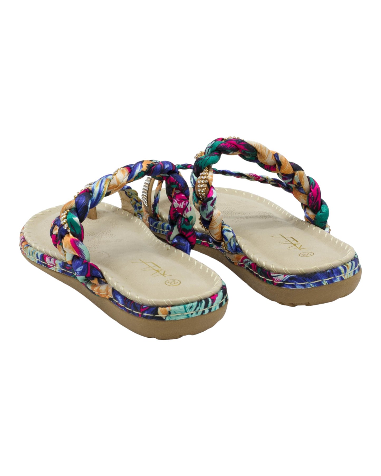 SANDALIAS DE MUJER STAY 66-649 EN MULTICOLOR AZUL