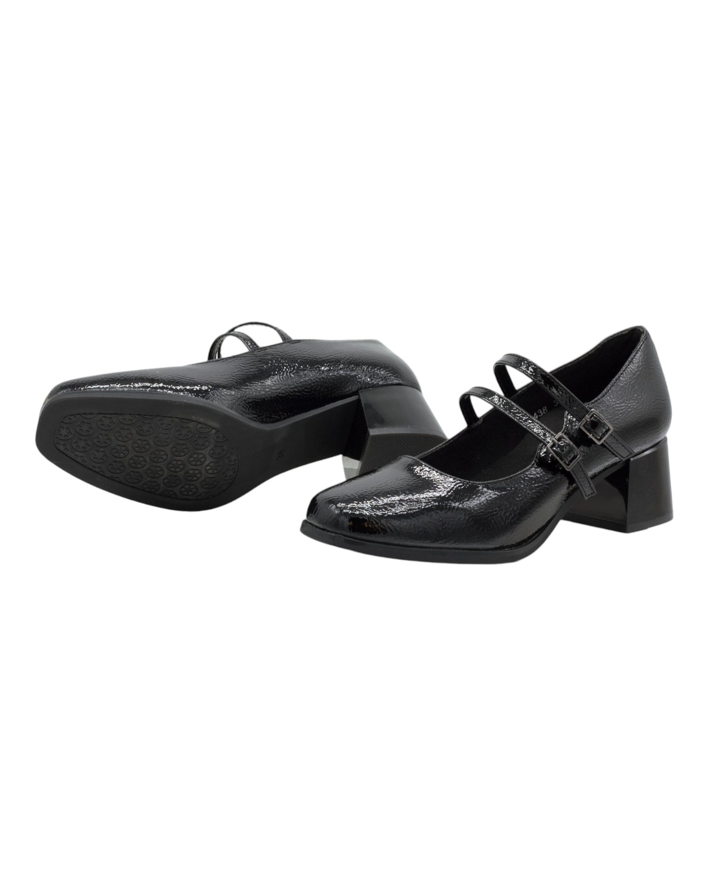 ZAPATOS DE MUJER HISPAFLEX 2438 EN NEGRO