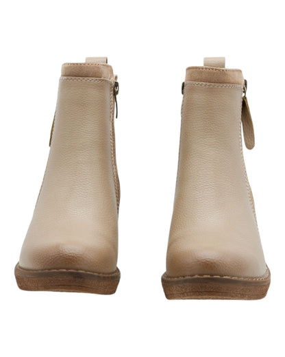 BOTINES DE MUJER HISPAFLEX 2417 EN BEIGE